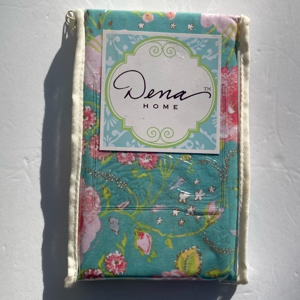 Dena Home Euro Pillow Sham Kiera 26” x 26” Floral Cotton Shabby CottageCore New